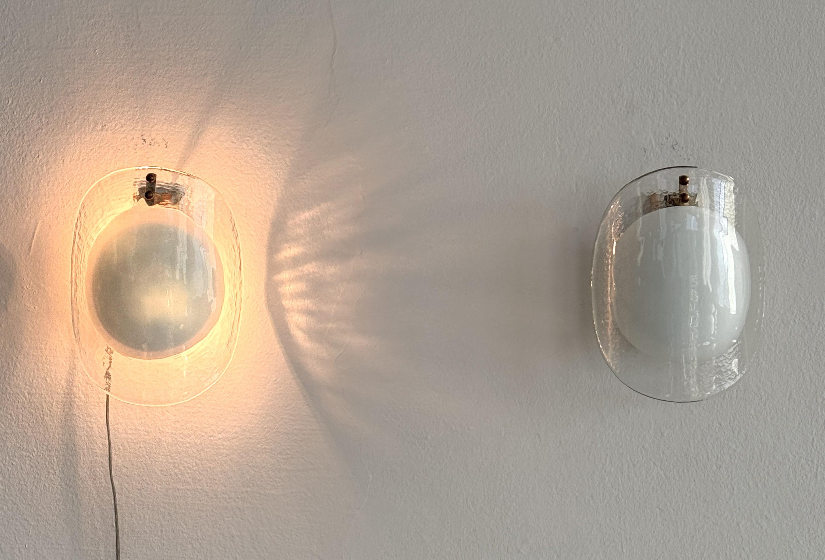 Applique in vetro di Murano di design italiano del Medioevo, anni '70 in vendita 3