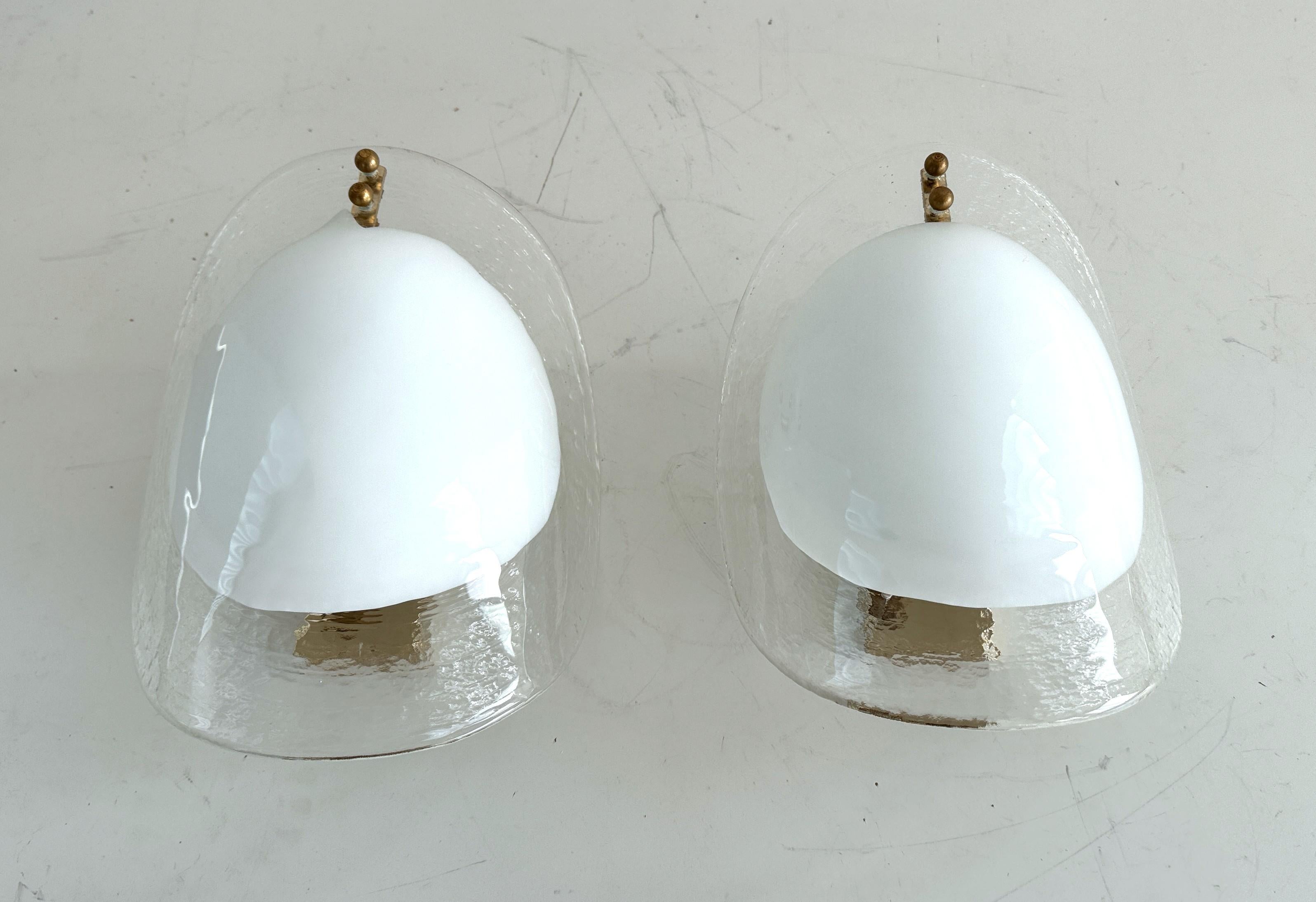 Applique in vetro di Murano di design italiano del Medioevo, anni '70 in vendita 7