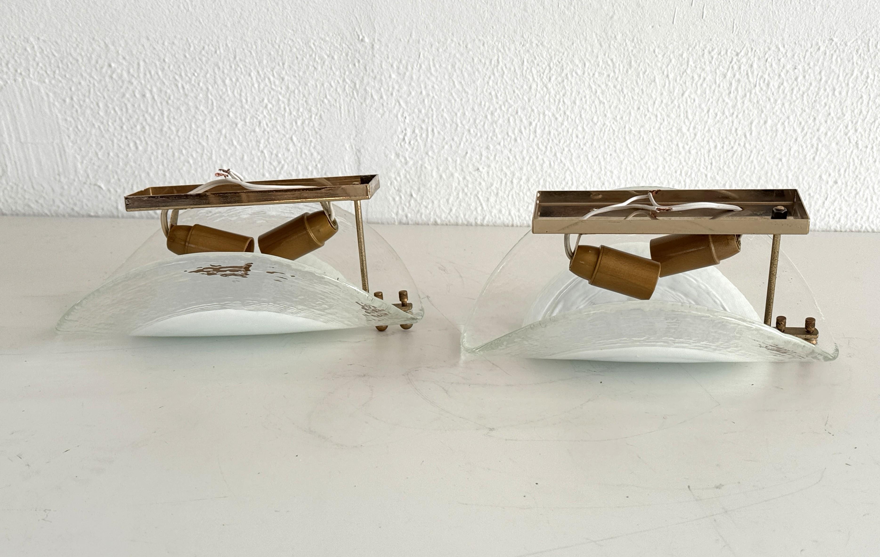 Applique in vetro di Murano di design italiano del Medioevo, anni '70 in vendita 8