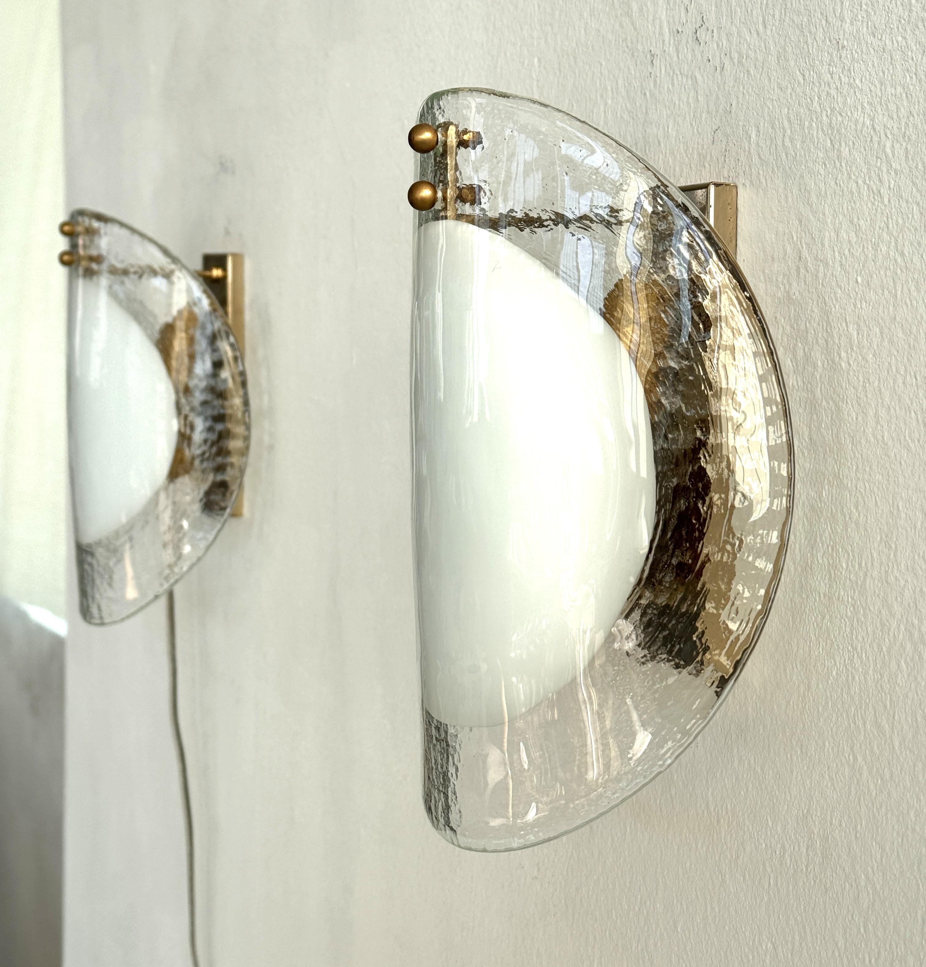 Italiano Applique in vetro di Murano di design italiano del Medioevo, anni '70 in vendita