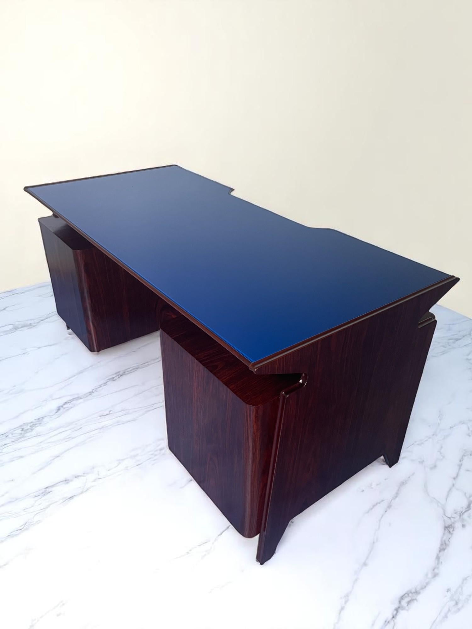 Italian Midcentury Desk attributed to Osvaldo Borsani , Italy 1950s in vendita 10
