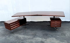 Italian Midcentury Desk by Osvaldo Borsani