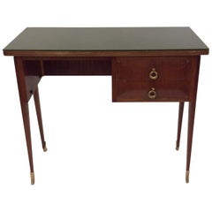 Table de bureau/coiffeuse italienne du milieu du siècle dernier attribuée à Carlo De Carli:: 1950