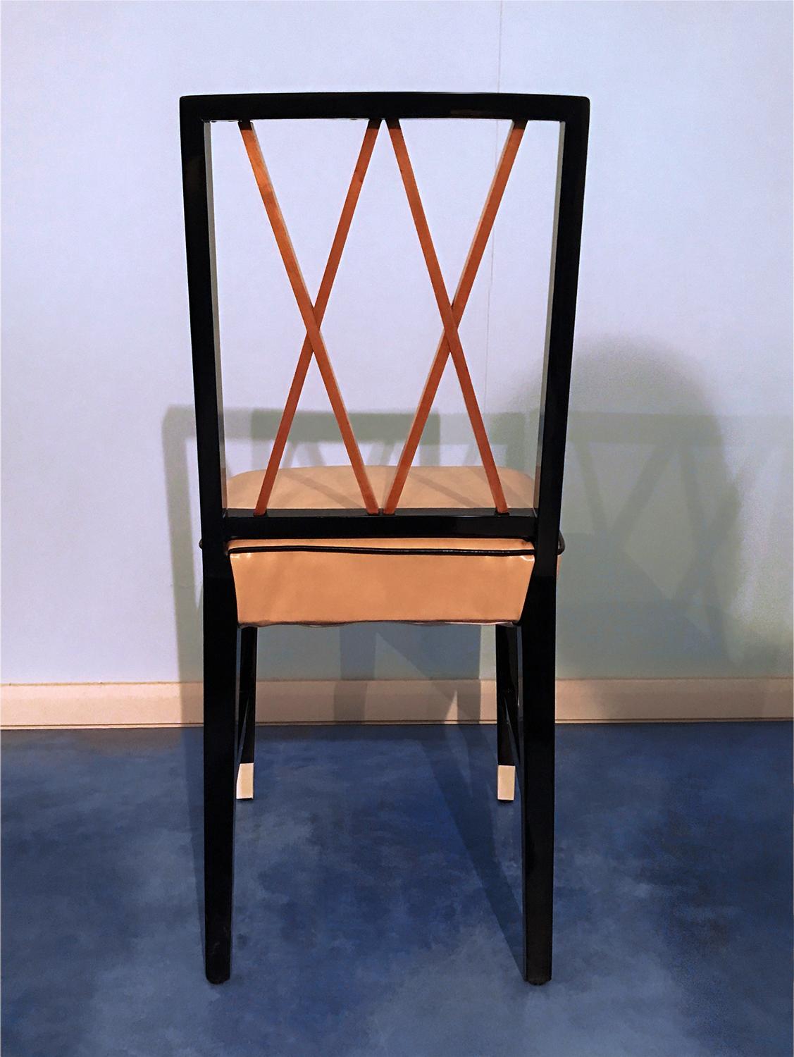 Italian Midcentury Dining Chairs Attributed to Paolo Buffa, 1950s, Set of 6 10