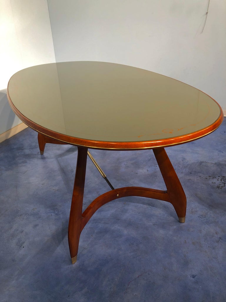 Italian Midcentury Dining Table by Vittorio Dassi, 1950s For Sale 4