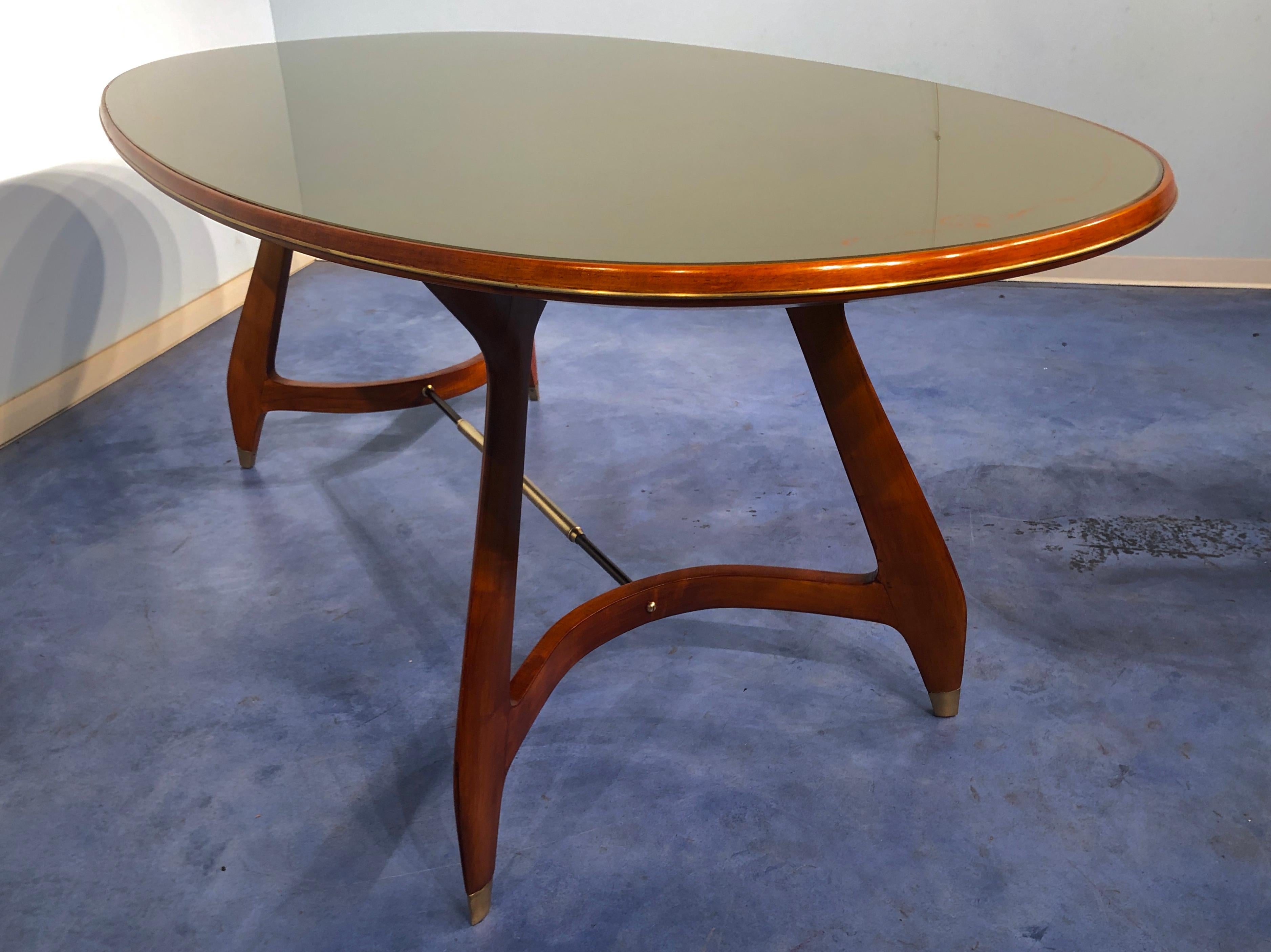 Italian Midcentury Dining Table by Vittorio Dassi, 1950s 3