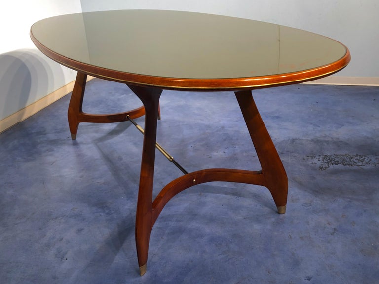 Italian Midcentury Dining Table by Vittorio Dassi, 1950s For Sale 5
