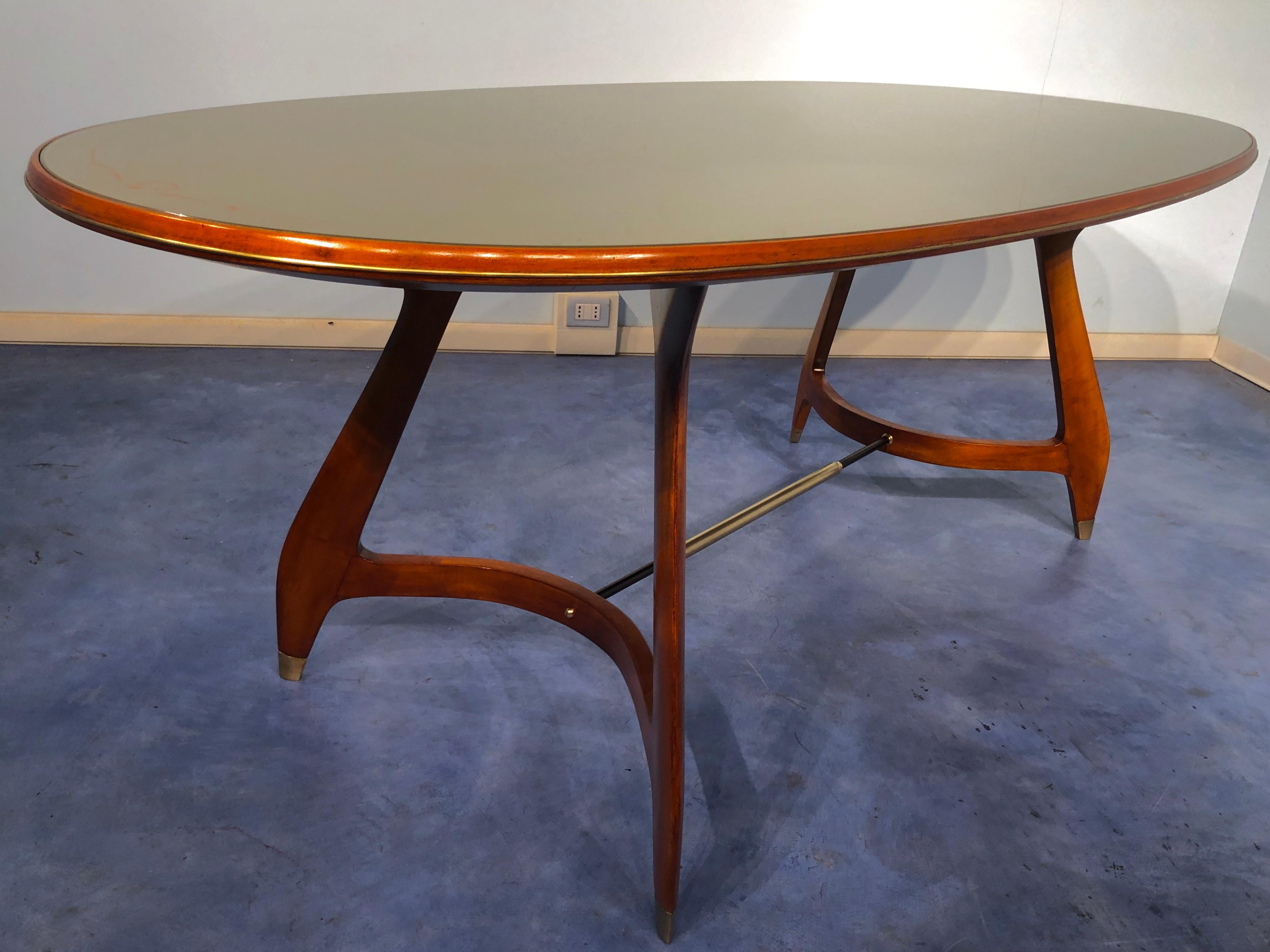 Italian Midcentury Dining Table by Vittorio Dassi, 1950s 4