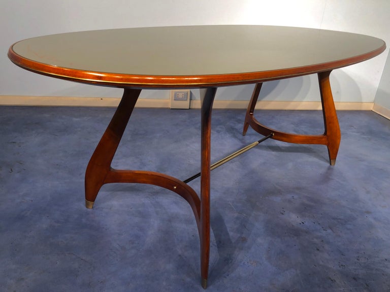 Italian Midcentury Dining Table by Vittorio Dassi, 1950s For Sale 6