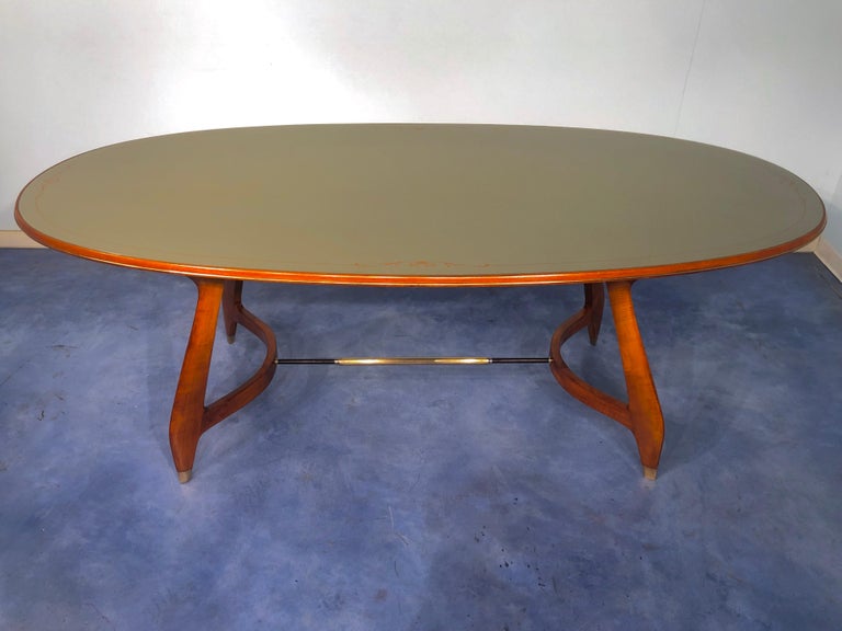 Italian Midcentury Dining Table by Vittorio Dassi, 1950s For Sale 7