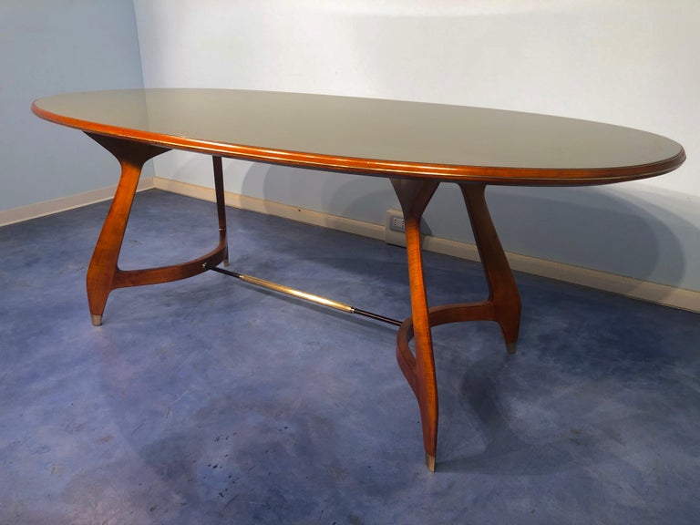 Italian Midcentury Dining Table by Vittorio Dassi, 1950s For Sale 10