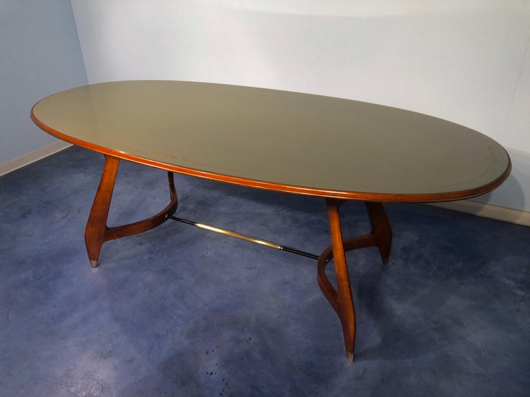 Italian Midcentury Dining Table by Vittorio Dassi, 1950s For Sale 11