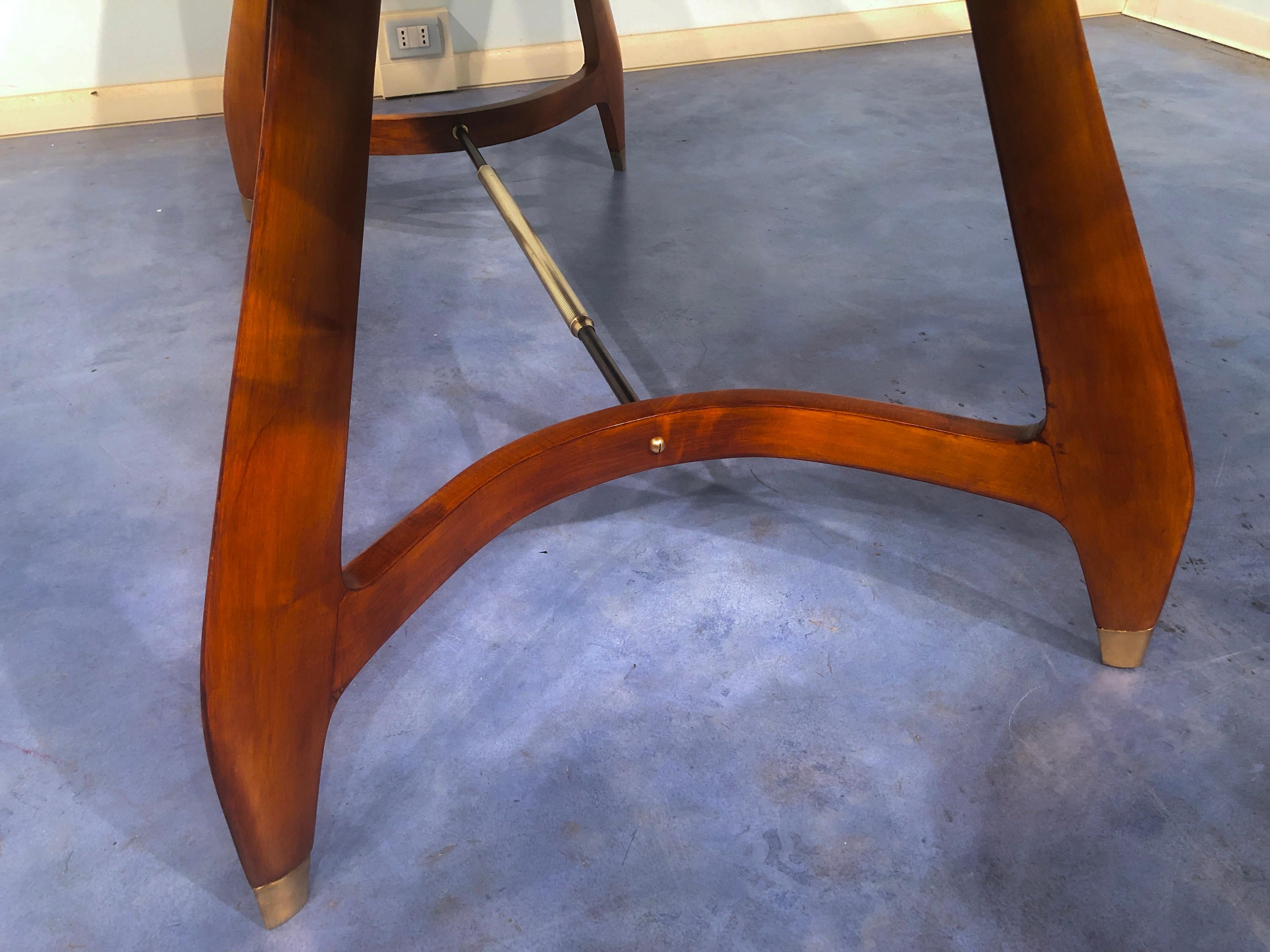 Italian Midcentury Dining Table by Vittorio Dassi, 1950s 12