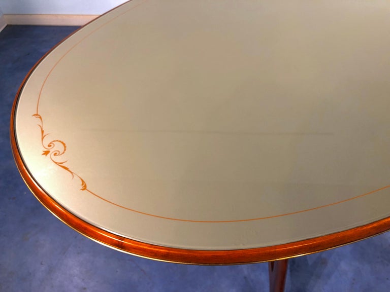 Italian Midcentury Dining Table by Vittorio Dassi, 1950s For Sale 1