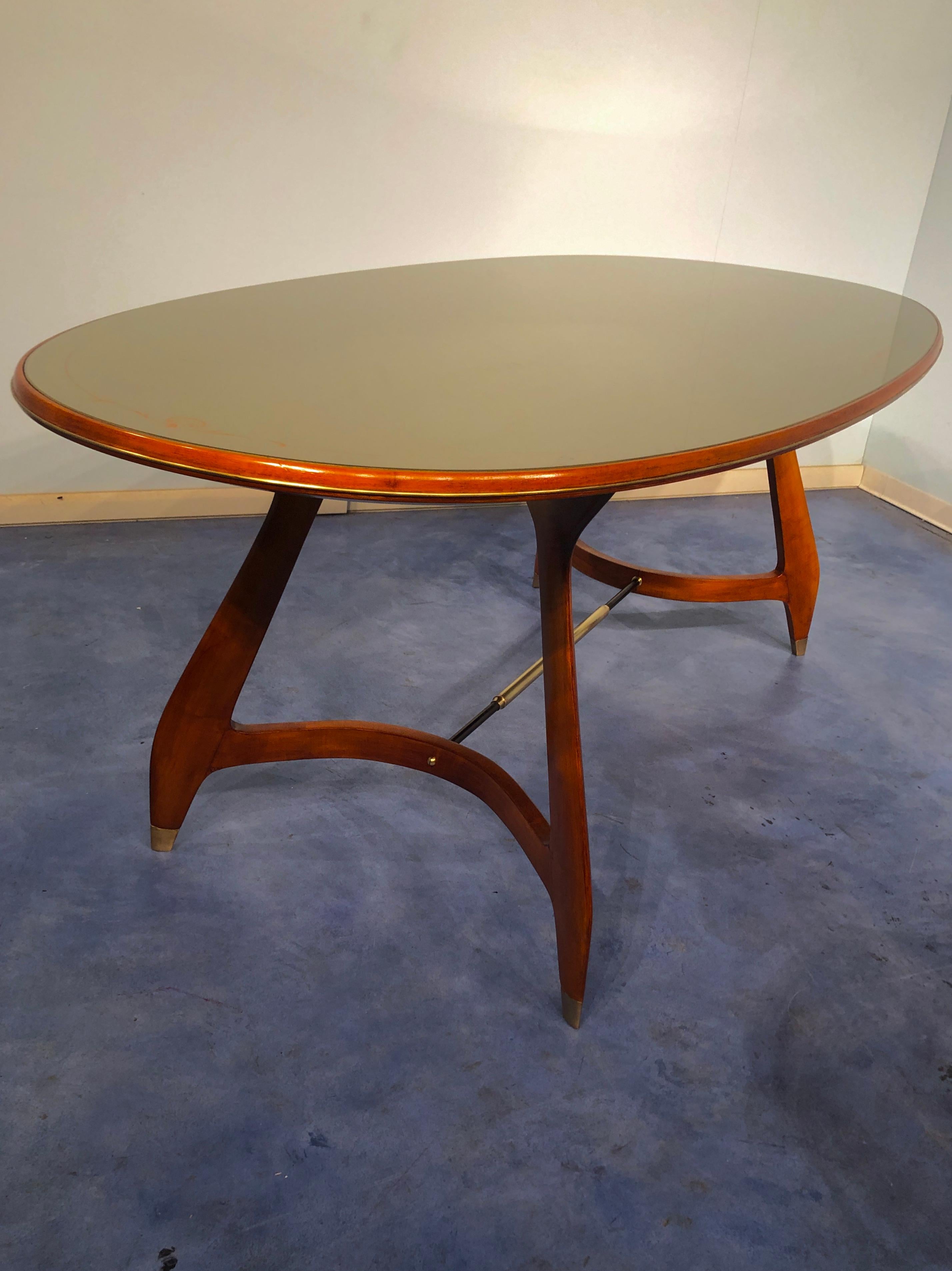 Italian Midcentury Dining Table by Vittorio Dassi, 1950s 1