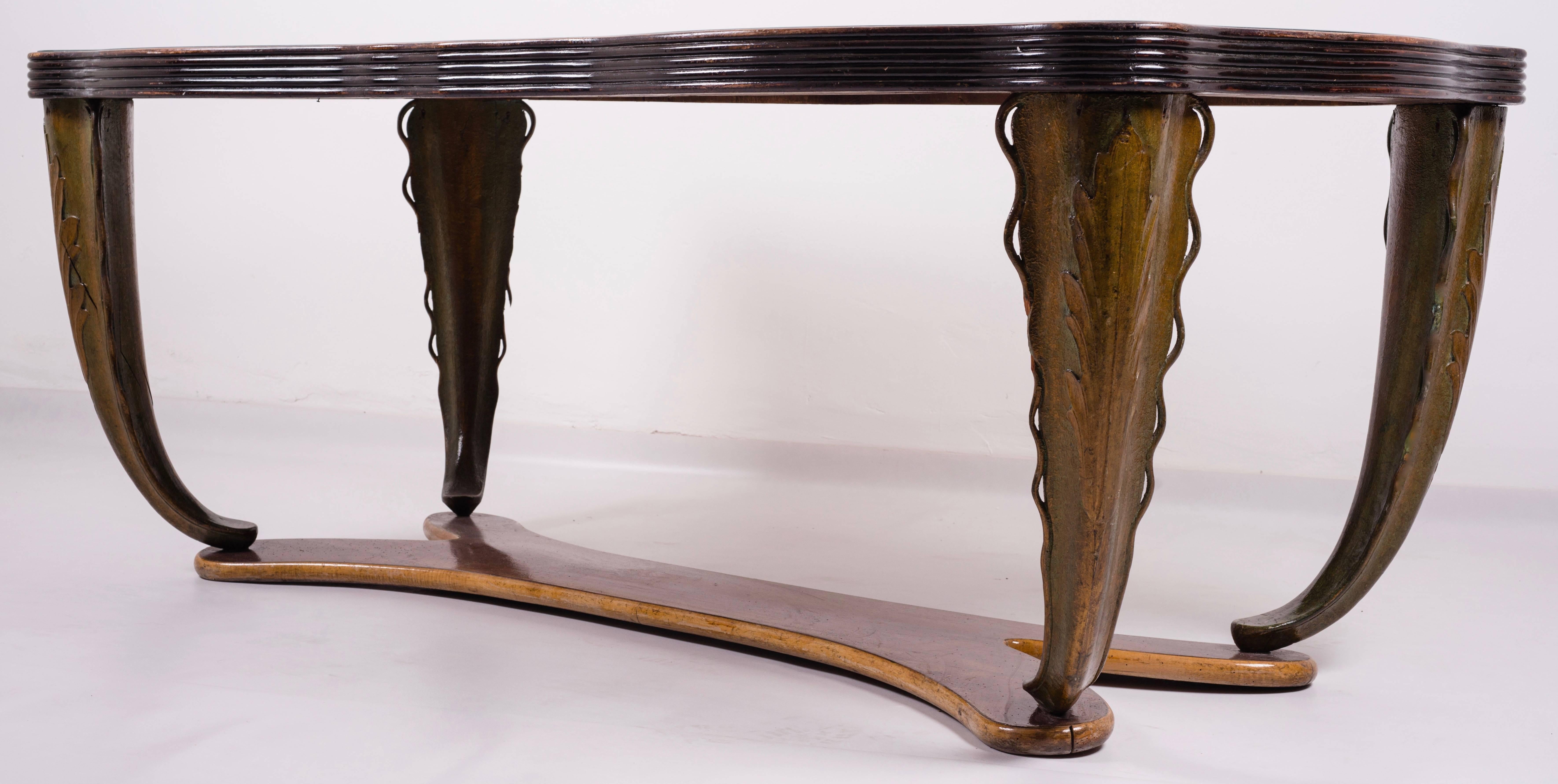 Mid-Century Modern Italian, Midcentury Dining Table by Pier Luigi Colli, 1940