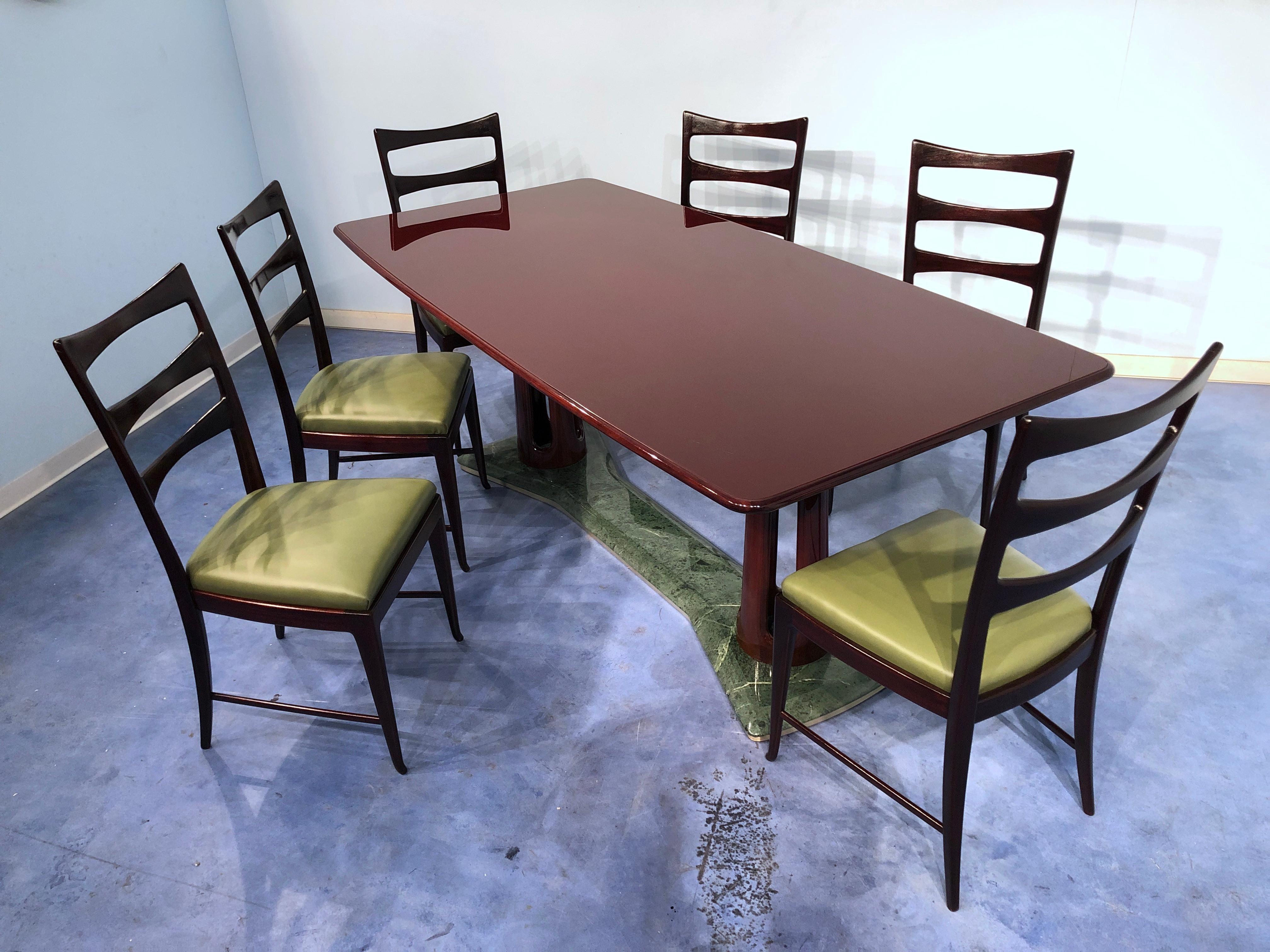 Italian Mid-Century Modern Dining Table by Vittorio Dassi, 1950s For Sale 15