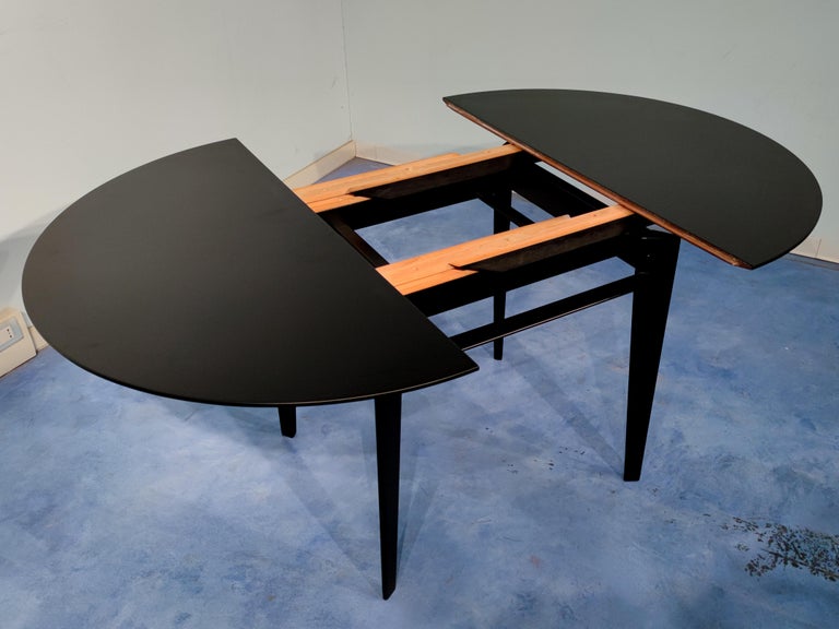 Italian Midcentury Extendable Dining Table by Vittorio Dassi, 1950s For Sale 7