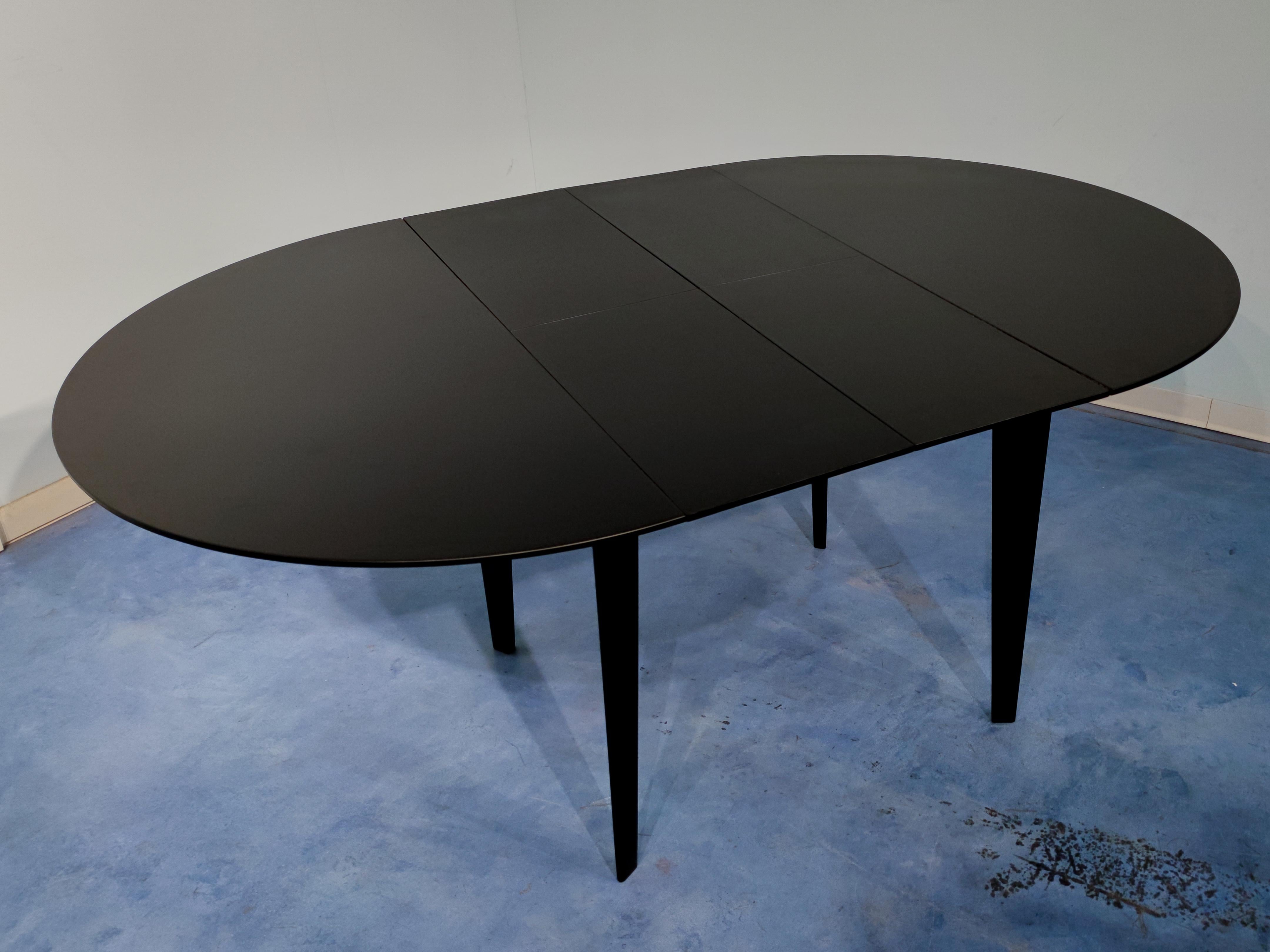 Italian Midcentury Extendable Dining Table by Vittorio Dassi, 1950s For Sale 6