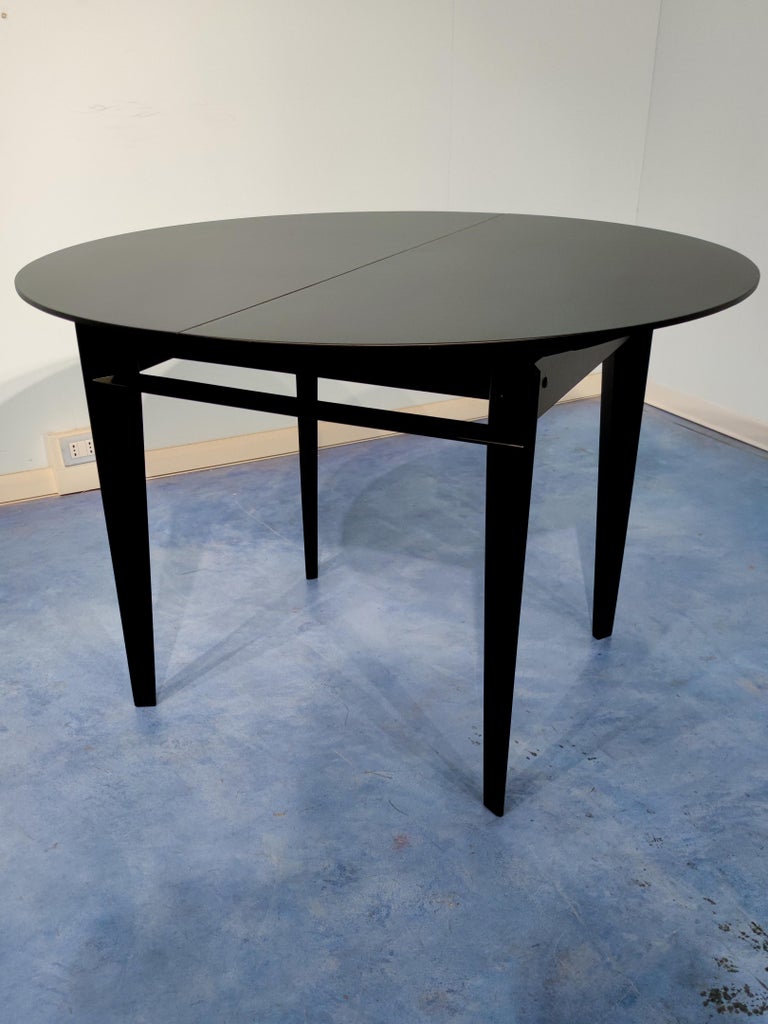 Italian Midcentury Extendable Dining Table by Vittorio Dassi, 1950s In Good Condition For Sale In Traversetolo, IT
