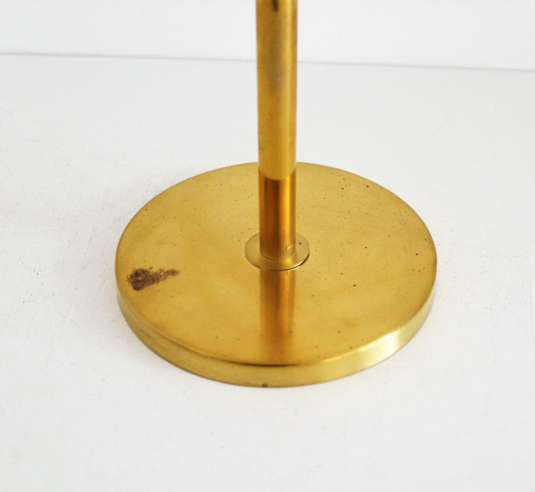 Mid-20th Century Italian Midcentury Floor Ashtray in Brass, 1950s