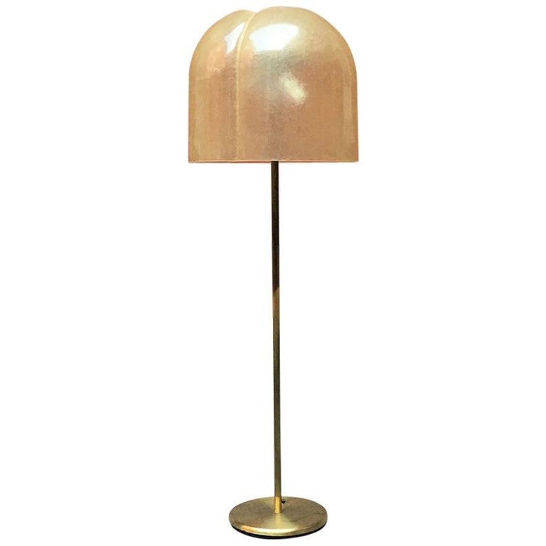 Italian Midcentury Floor Lamp Mushroom by S.Gregorietti for Valenti, 1960s