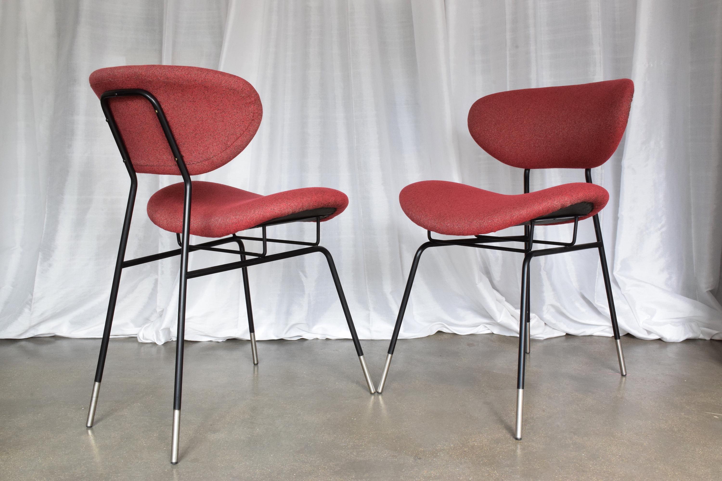 Italian Midcentury Gastone Renaldi Chairs for RIMA, Set of Two, 1950s 3