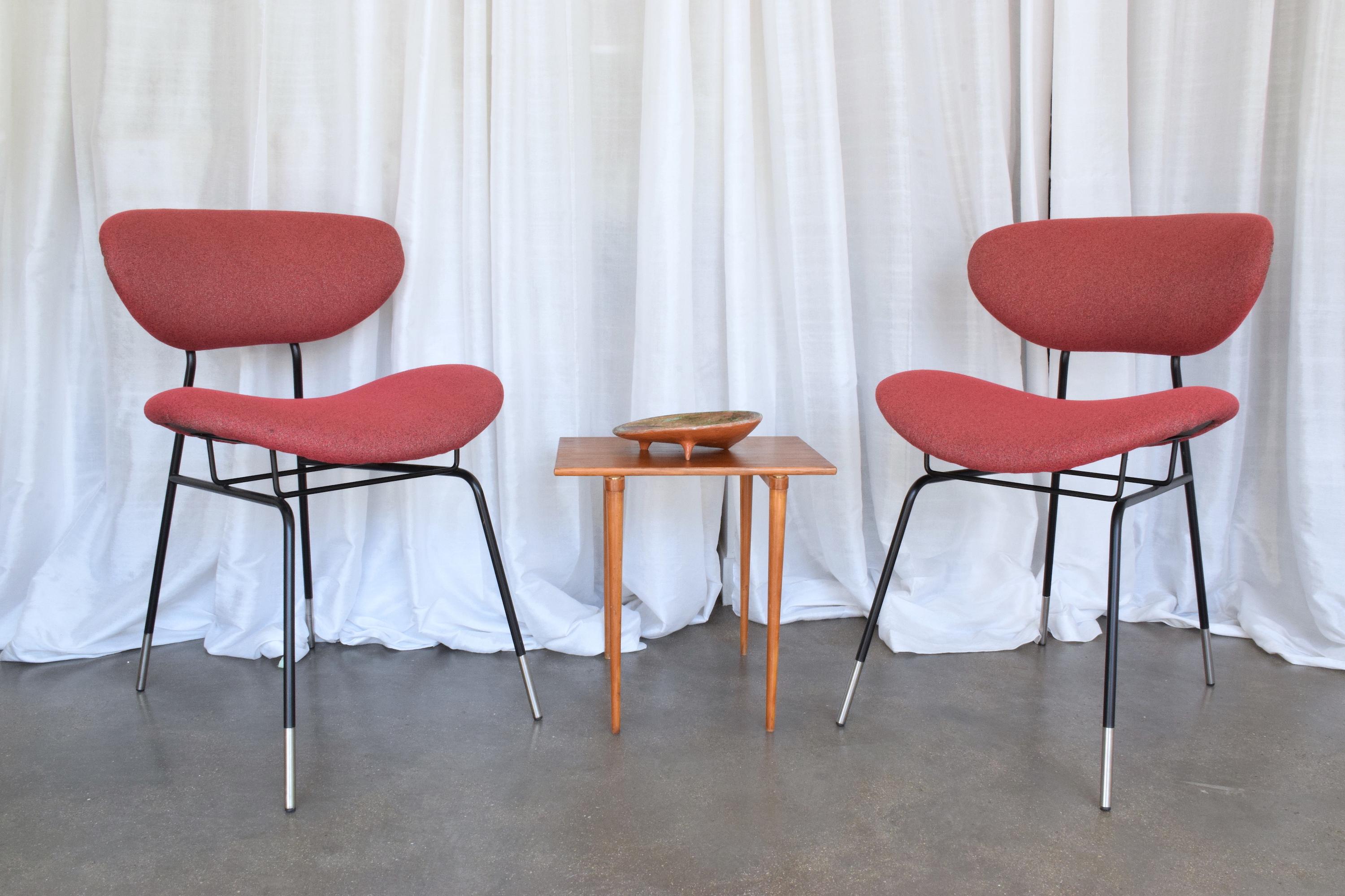 Italian Midcentury Gastone Renaldi Chairs for RIMA, Set of Two, 1950s 4