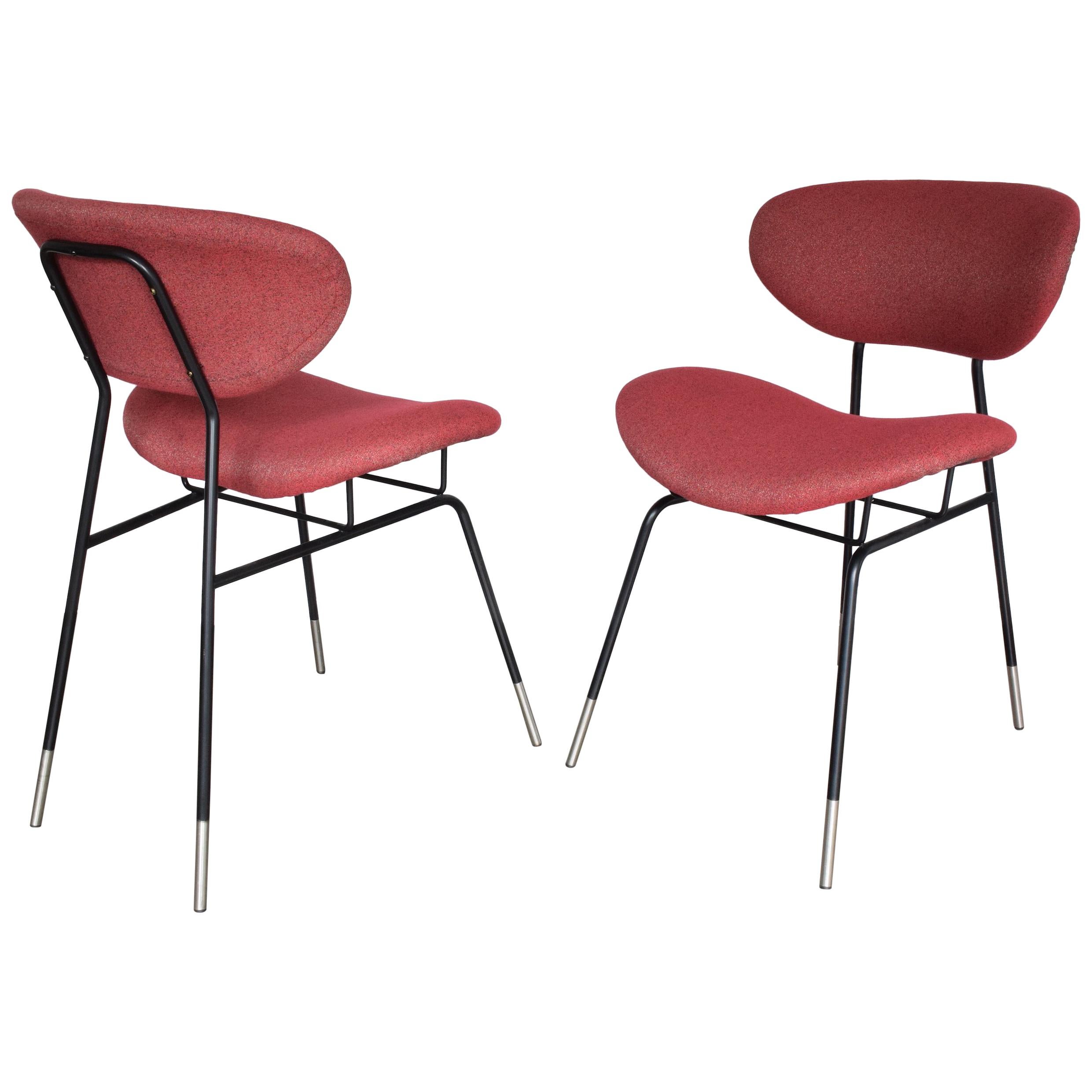Italian Midcentury Gastone Renaldi Chairs for RIMA, Set of Two, 1950s