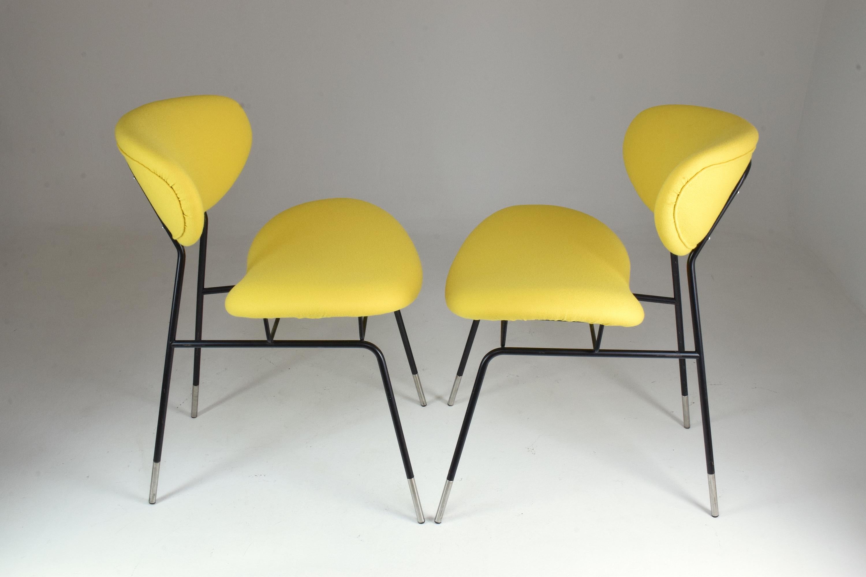 Mid-Century Modern Italian Midcentury Gastone Rinaldi Chairs for RIMA, Set of Two, 1950s