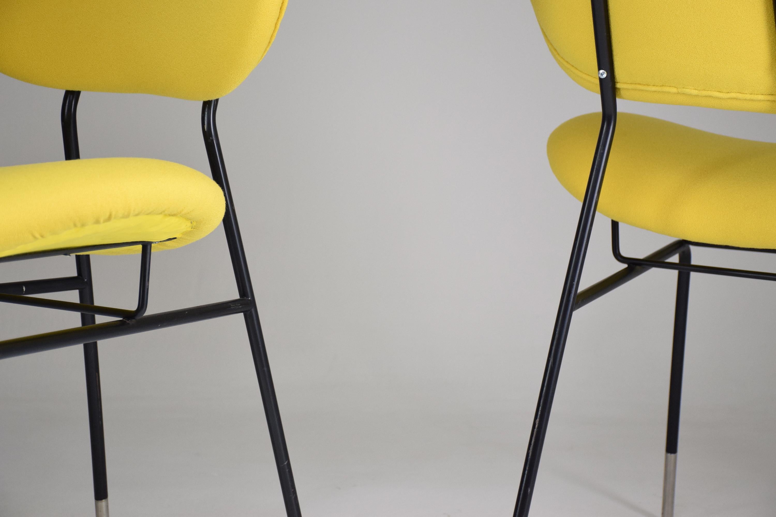 Italian Midcentury Gastone Rinaldi Chairs for RIMA, Set of Two, 1950s 1