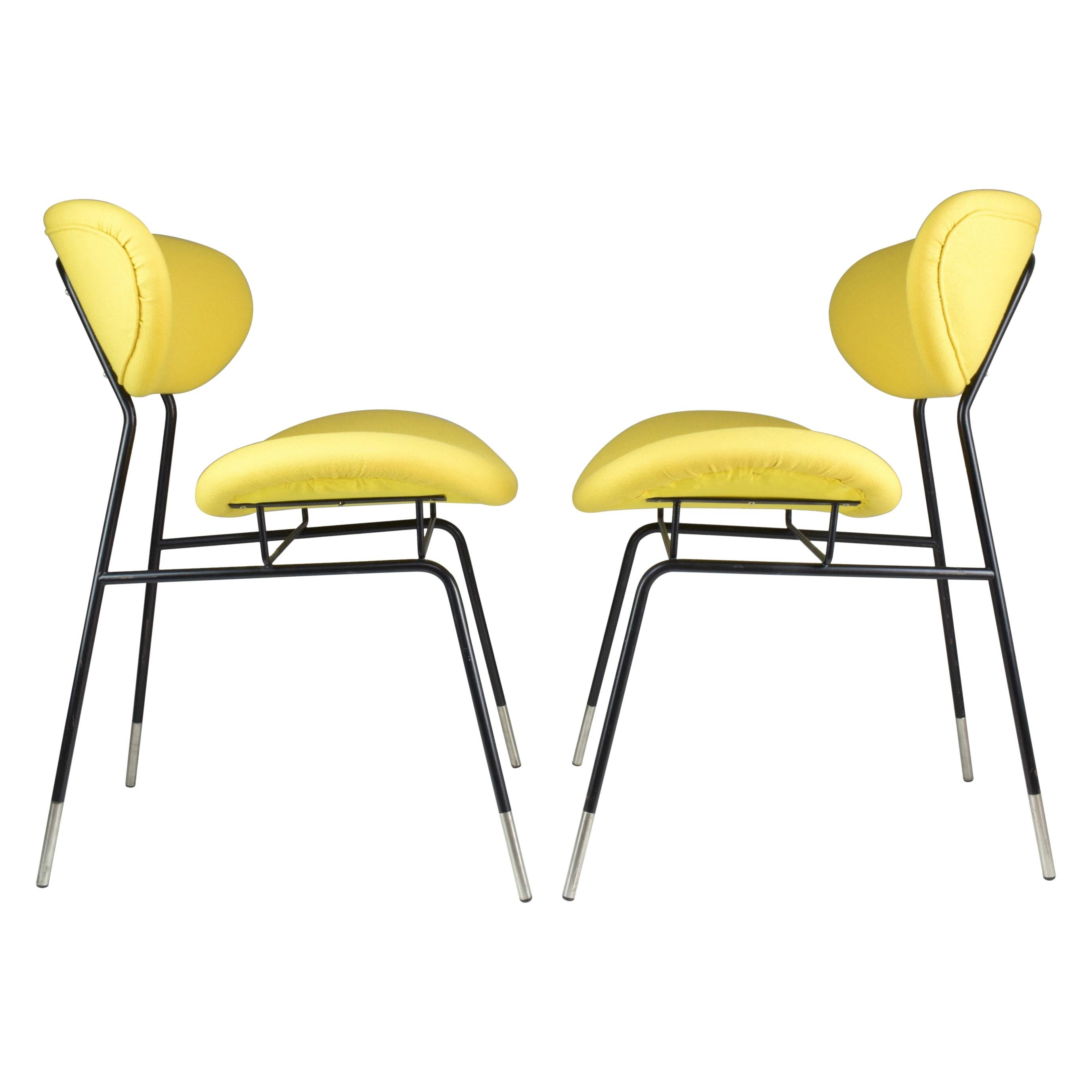 Italian Midcentury Gastone Rinaldi Chairs for RIMA, Set of Two, 1950s