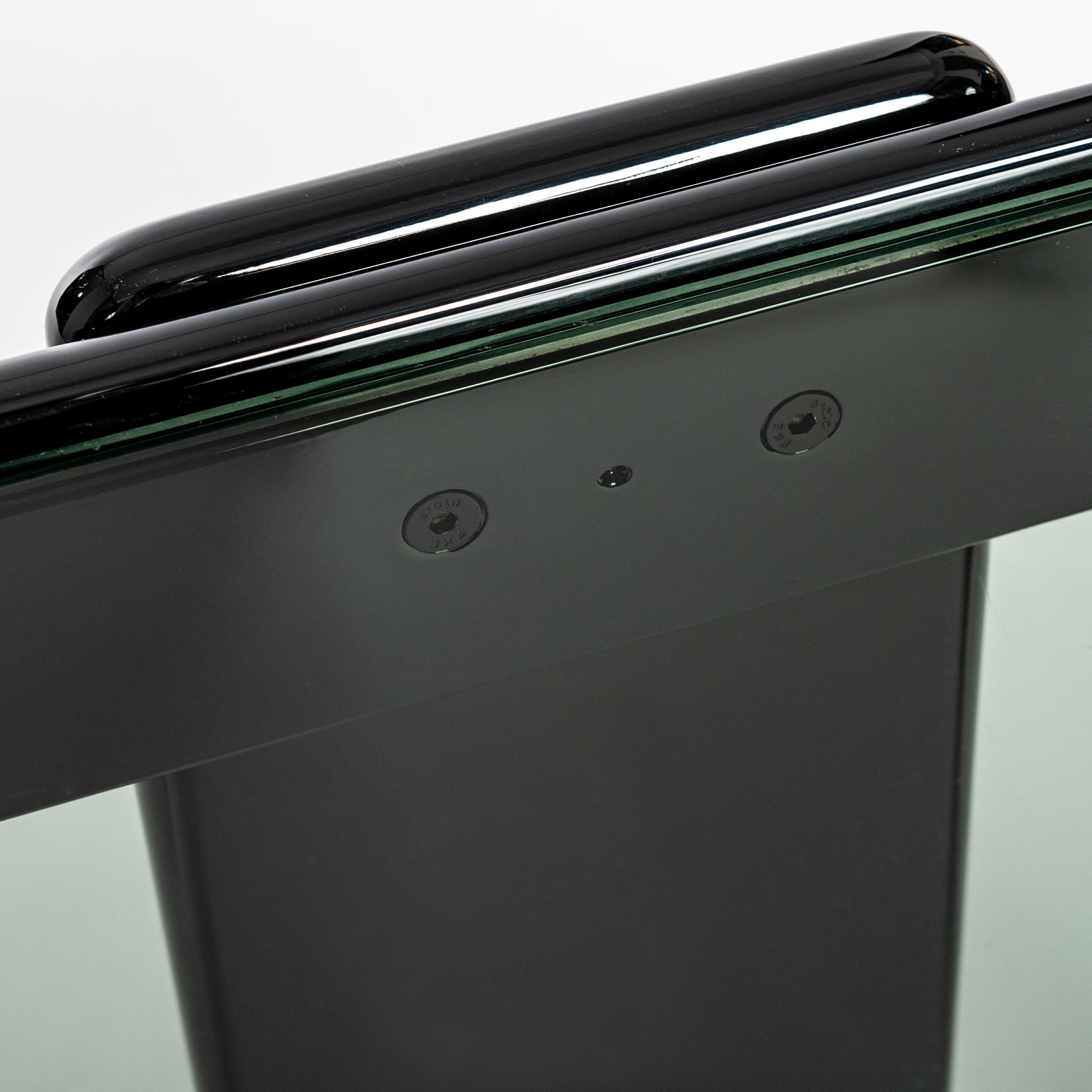 Italian Midcentury Gianfranco Frattini Black Nesting Tables for Cassina, 1960s im Angebot 2