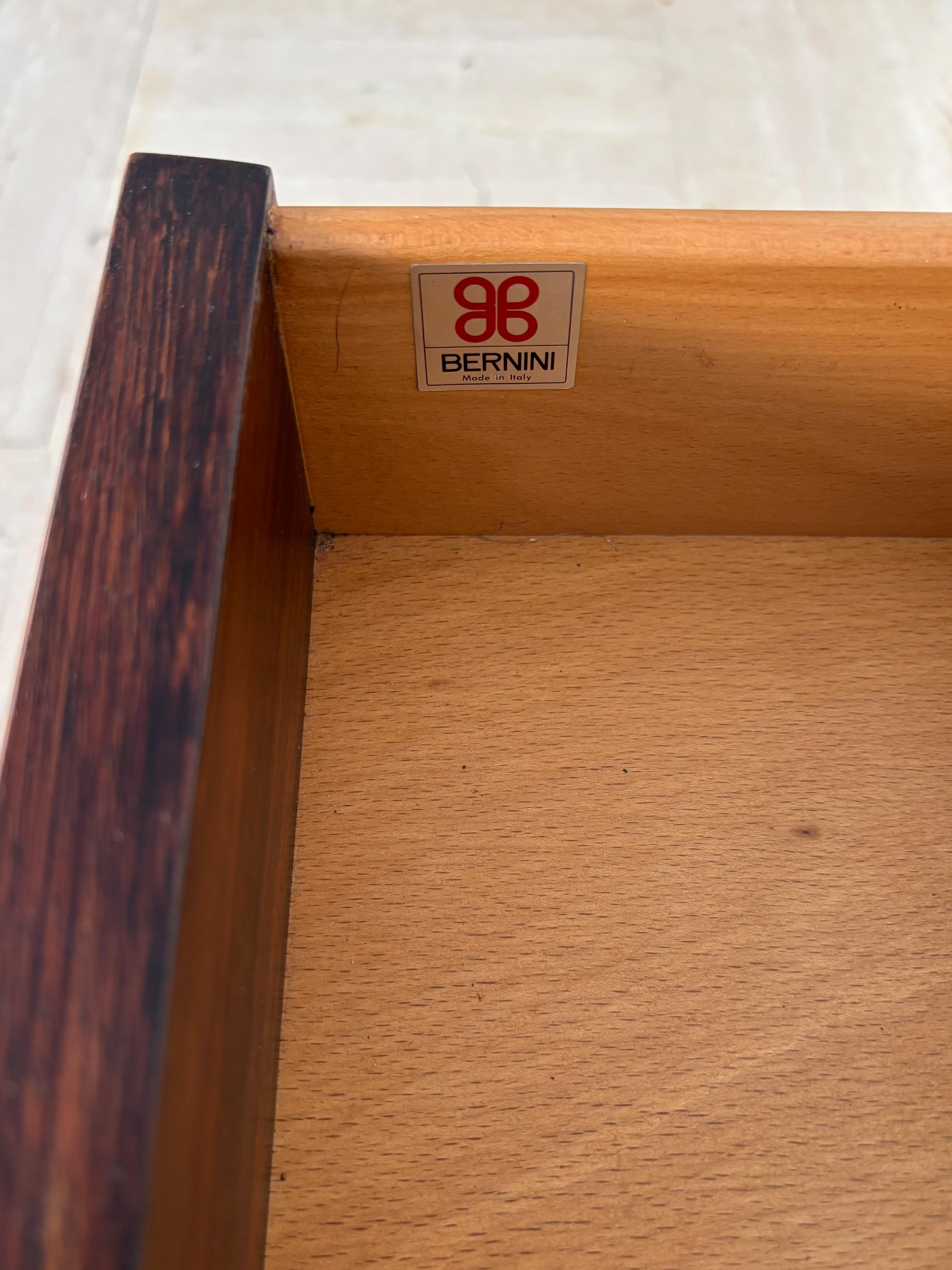 Table en bois foncé du milieu du siècle dernier de Gianfranco Frattini pour Bernini, années 1960 en vente 11