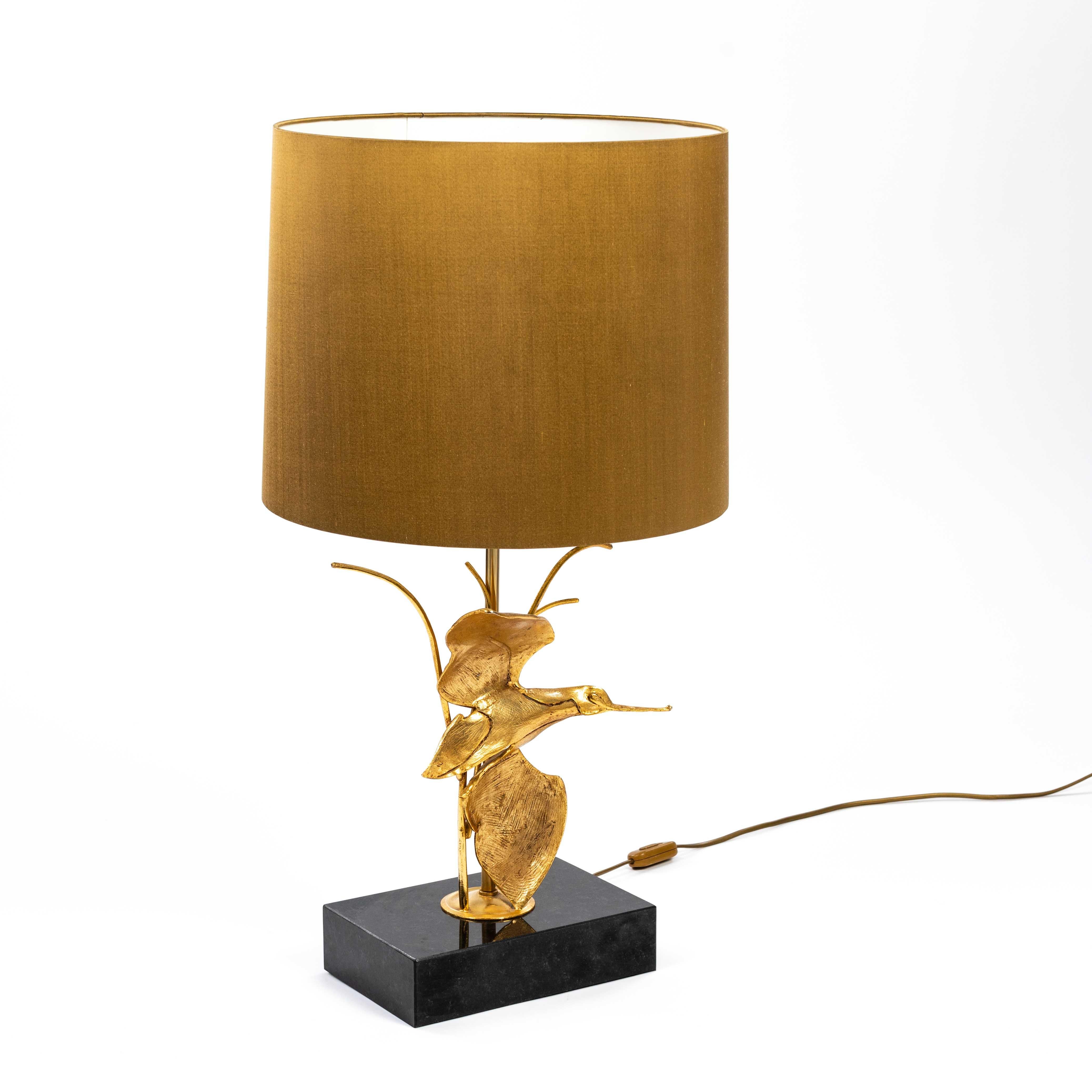 Lampe de table italienne en laiton doré du milieu du siècle par GM Italia 1950s Bon état - En vente à Salzburg, AT