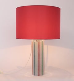 Italian Mid-Century Murano Glass Table Lamp by Ghisetti Murano, 1980s