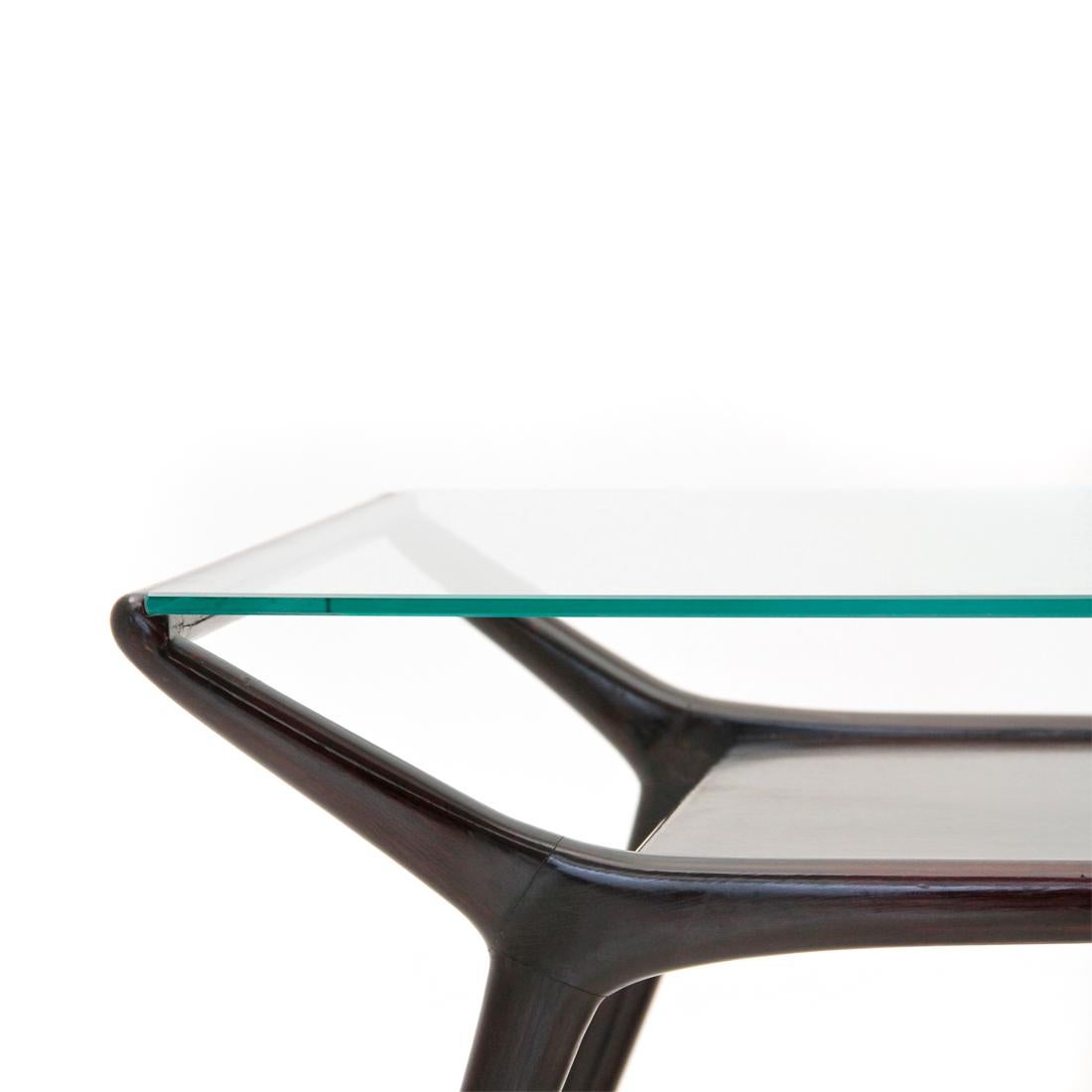 Italian Midcentury Lacquered Coffee Table, 1950s 5