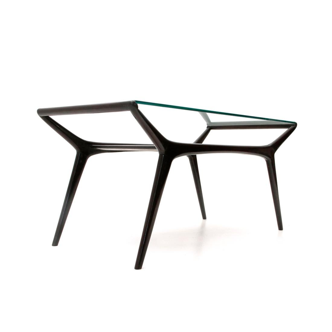 Mid-20th Century Italian Midcentury Lacquered Coffee Table, 1950s