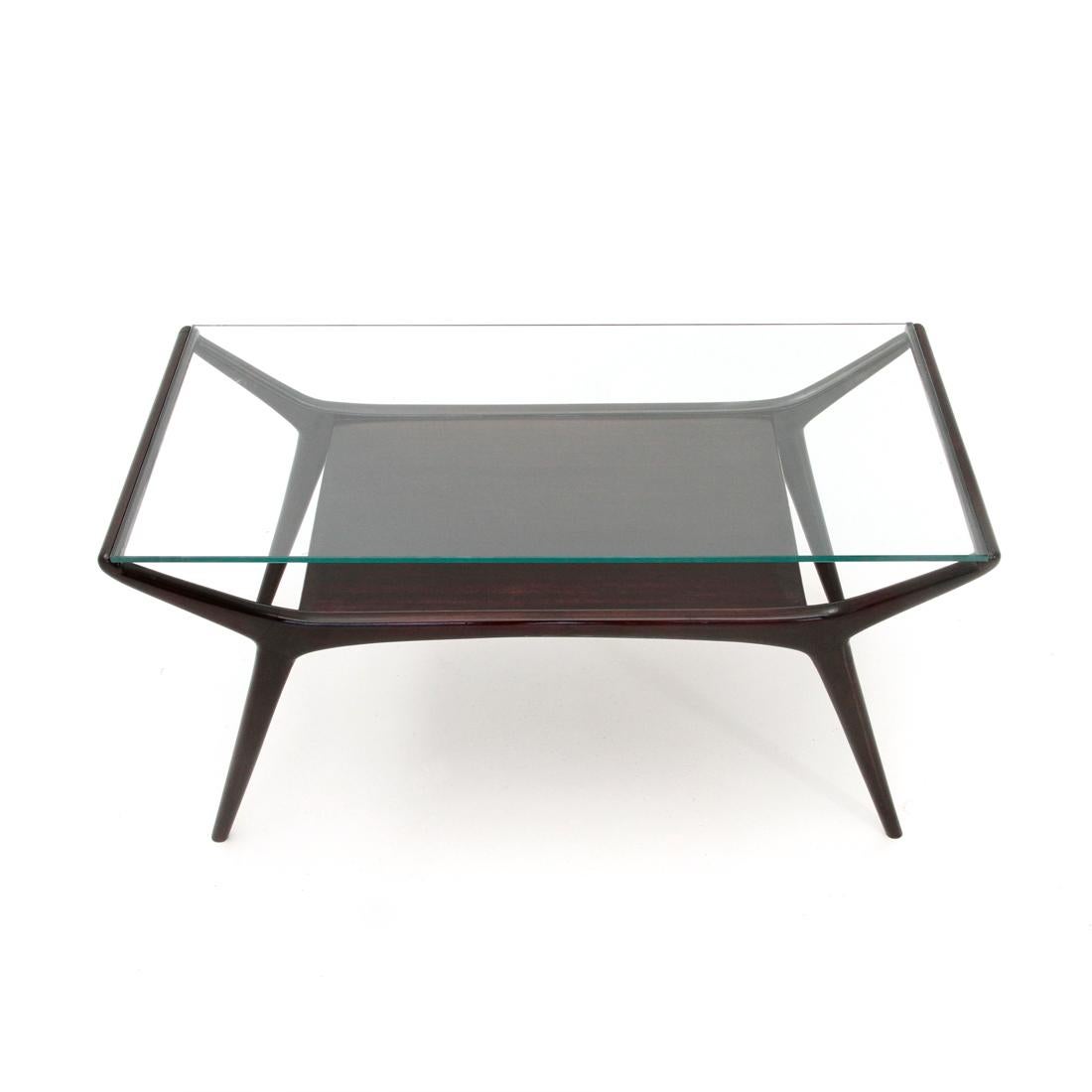 Italian Midcentury Lacquered Coffee Table, 1950s 2