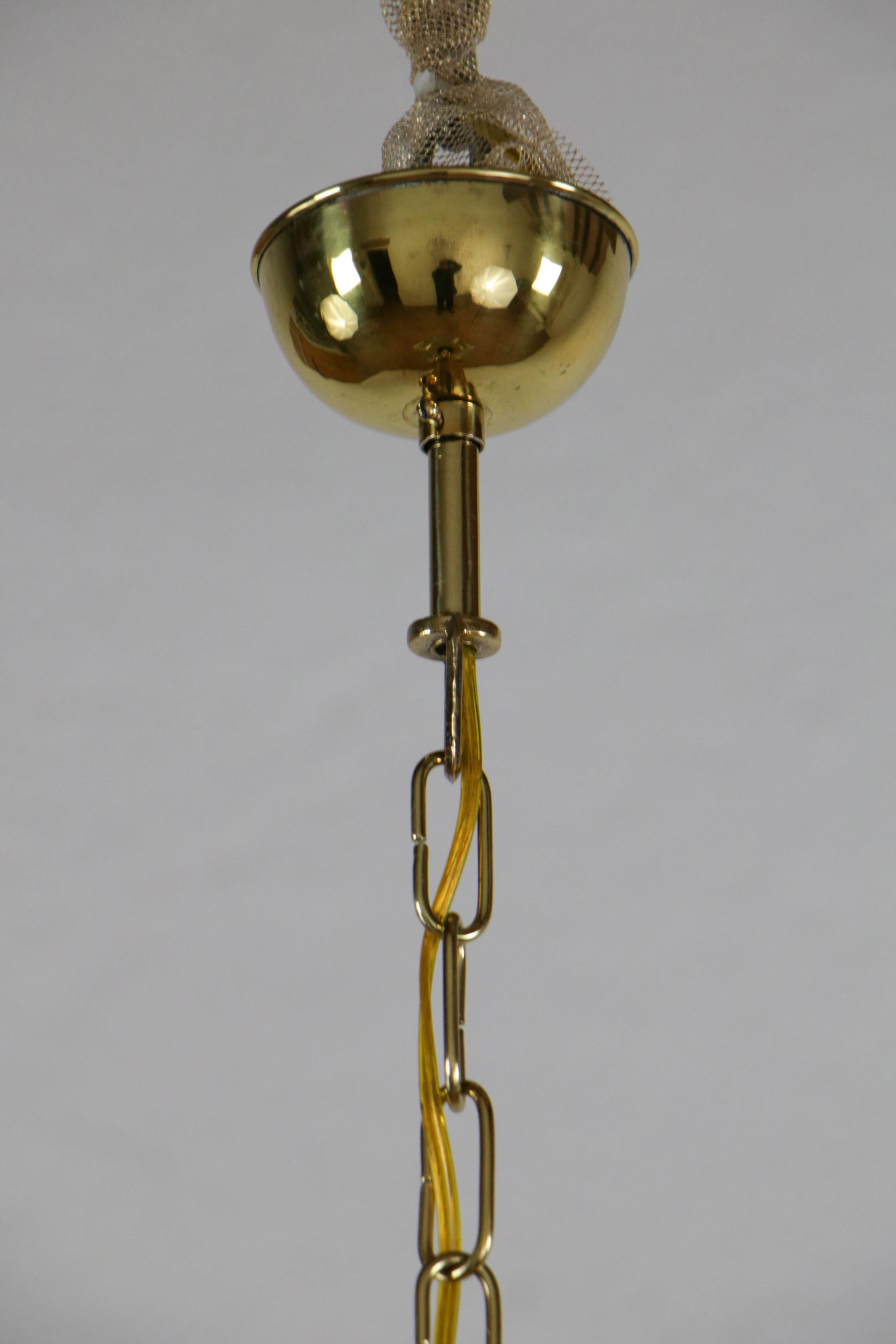 Italian Midcentury Lanter Pendant Lamp, Adolf Loos Style, 1950s For Sale 5