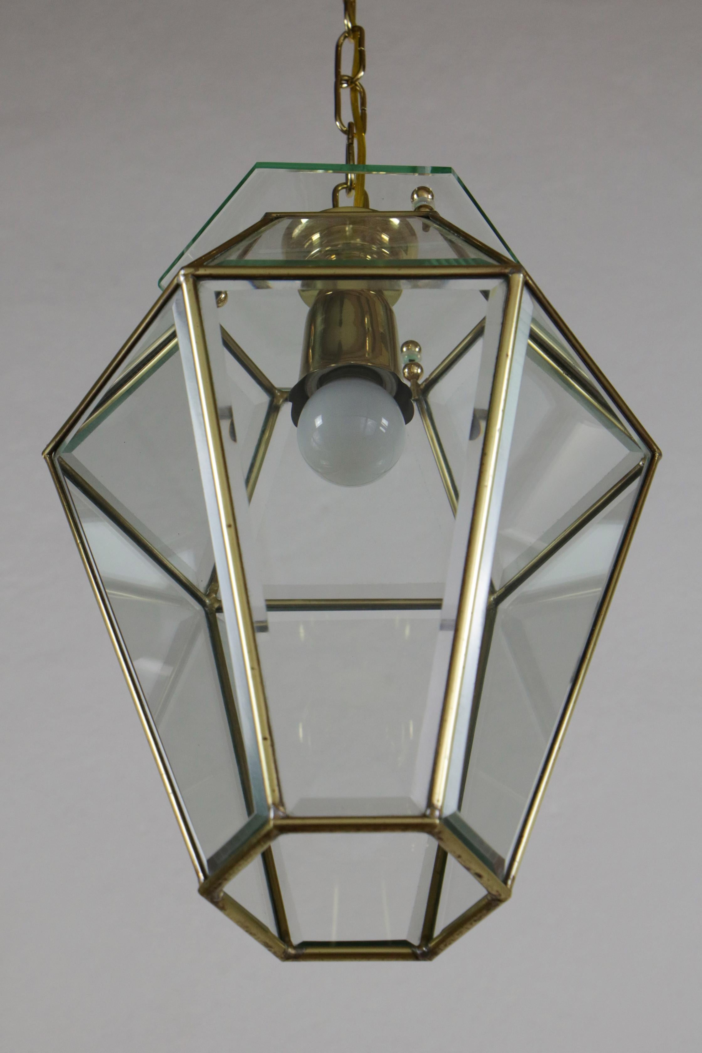 Lampe à suspension italienne du milieu du siècle dernier, style Adolf Loos, années 1950 Bon état - En vente à Traversetolo, IT
