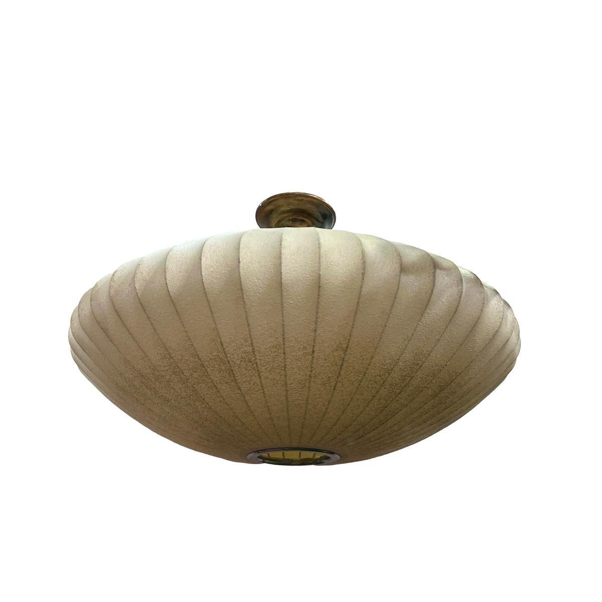 Metà XX secolo Apparecchio di illuminazione Cocoon Lights del Medioevo italiano