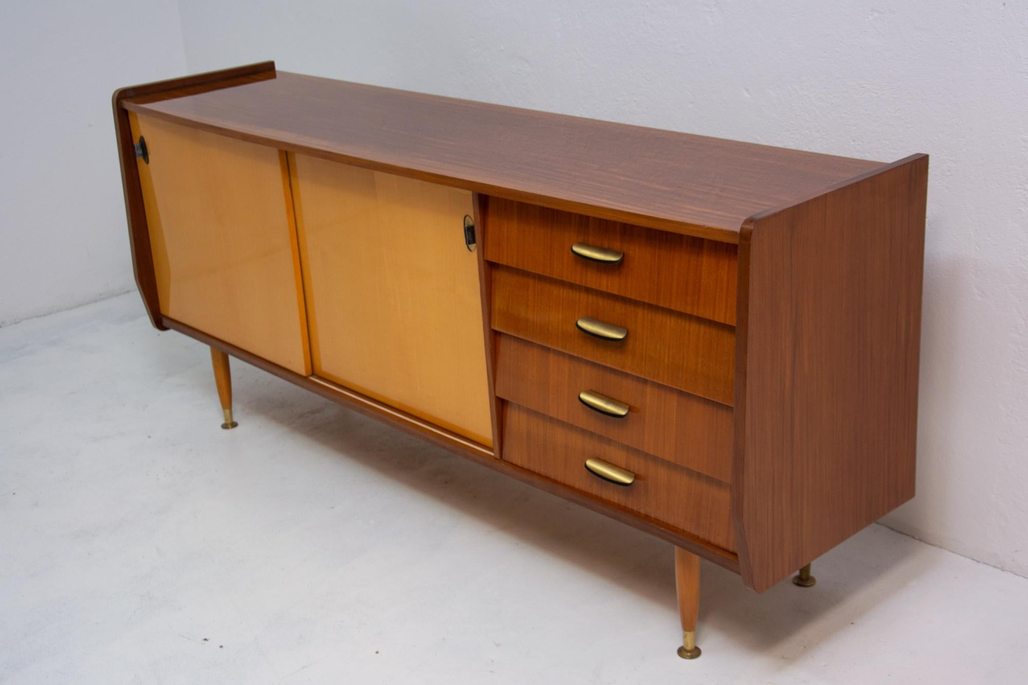 20th Century Italian Midcentury Mahogany Sideboard from the 1960s