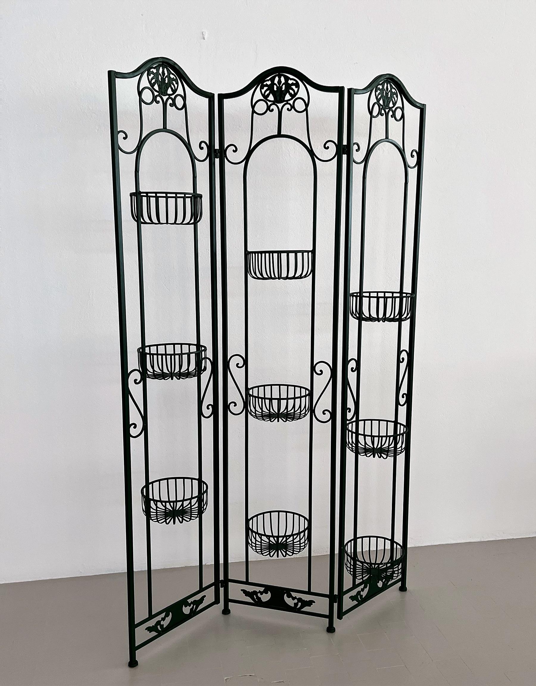 room divider plant stand