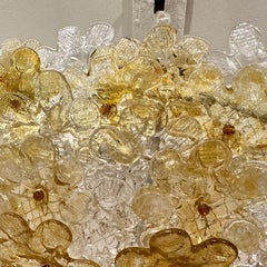 Italian Midcentury Millefiori Light Fixture