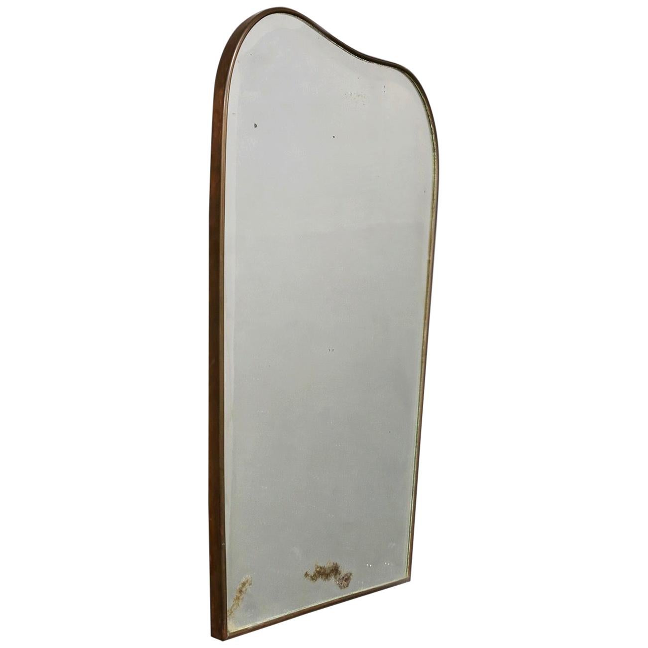 Italian MidCentury Mirror for Fontana Arte Attributed to Gio Ponti, 1950s