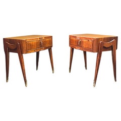 Italian Midcentury Modern Bedside Tables by Vittorio Dassi