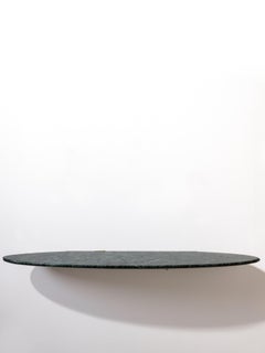 Italian Midcentury Modern Design Verde Guatemala Marble Console, 1970s