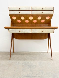 Bureau italien moderne du milieu du siècle attribué à Silvio Cavatorta