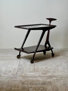 Italian Midcentury Modern Drinks Trolley Or Bar Cart By Gianfranco Frattini